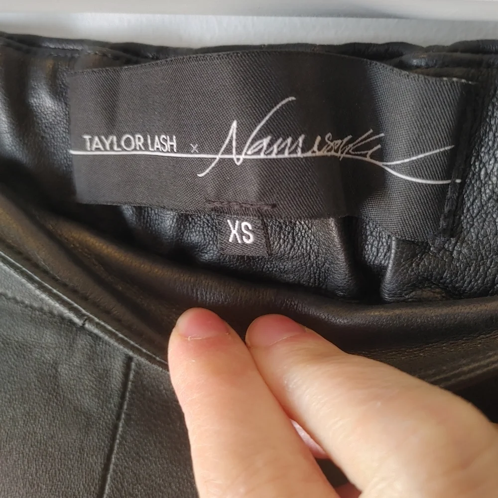 Taylor Lash X The Namesake Lace Up Leather Legging Size XS - Picture 5 of 6